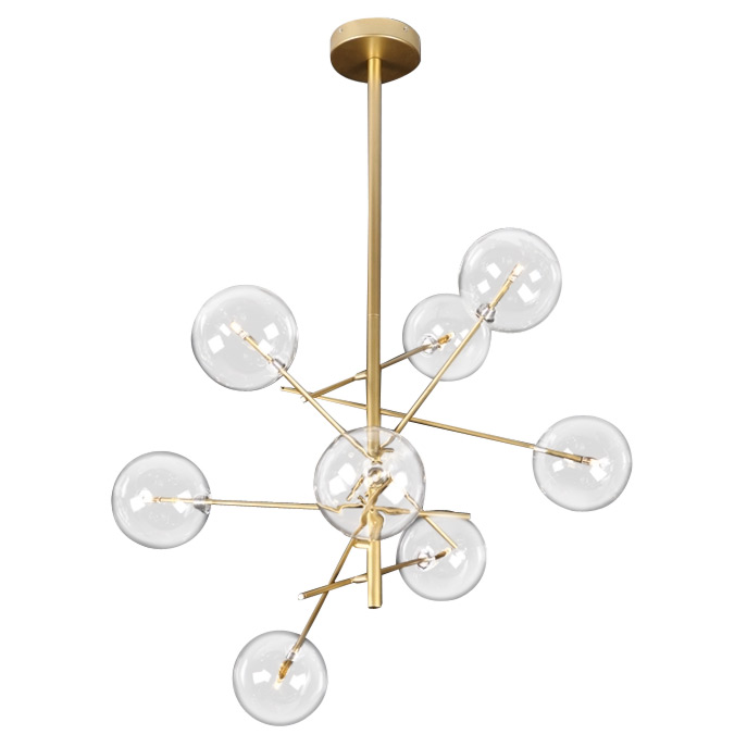 Люстра Delight Collection Globe Mobile 8A gold
