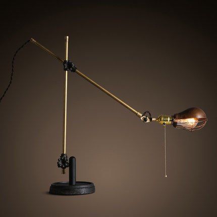 Настольный светильник Амазон Хоум Steampunk Extension Pole Table 2 AMG006743