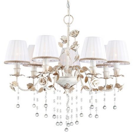 Подвесная люстра L'ARTE LUCE FLORIAN L12707.47 с подвесками из хрусталя