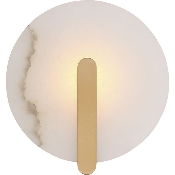Настенный светильник ST Luce Montre SL1195.301.01 латунь/алебастр LED 1*5W 3000K