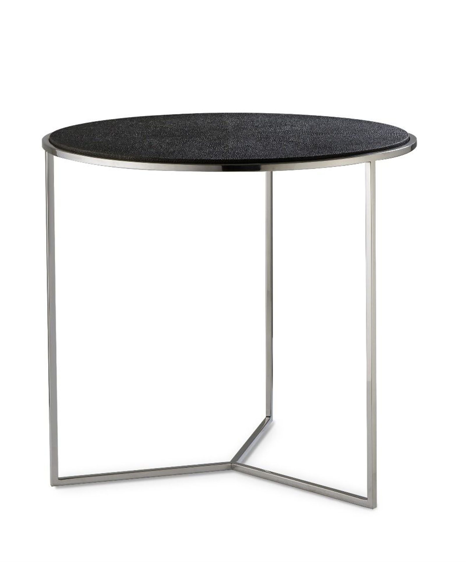 Серый приставной столик "Гвен" LouvreHome LHFST092CS/DPO light charcoal