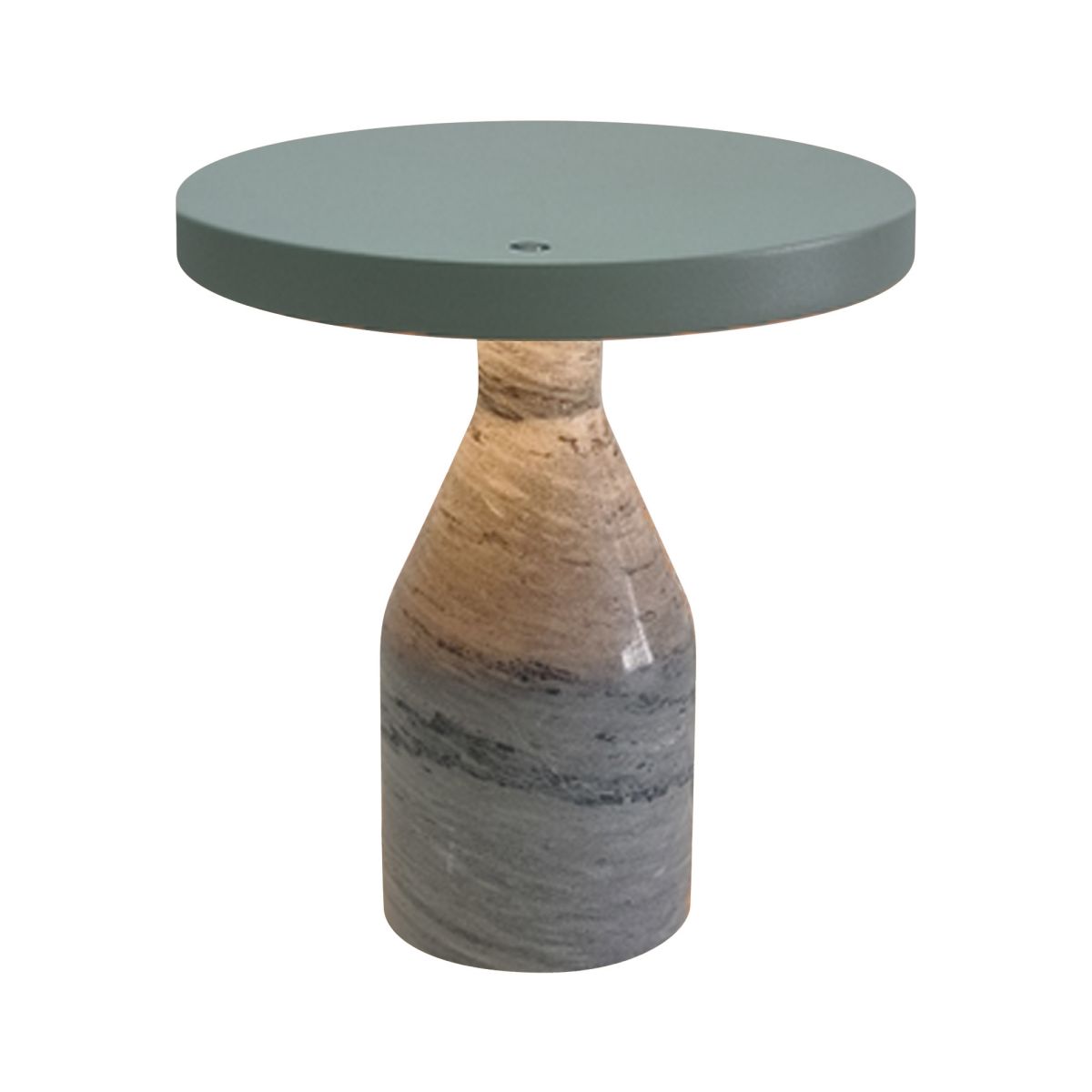 Настольная лампа Arlight SP-CROOD-TAB-R22.5x24-7W Warm3200-MIX (SG-GN, 140 deg, 230V) (IP20, Мрамор)