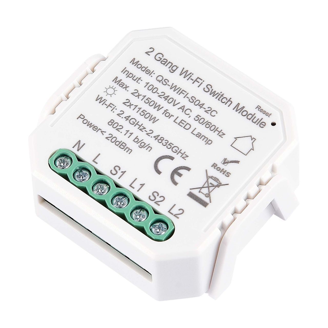 WIFI реле 2 канала, 2х5A ST LUCE AROUND ST9000.500.02C