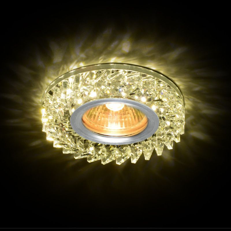 Светильник MR16+LED встраиваемый AL/CLEAR 35Вт+LED 3Вт IMEX IL.0026.0103
