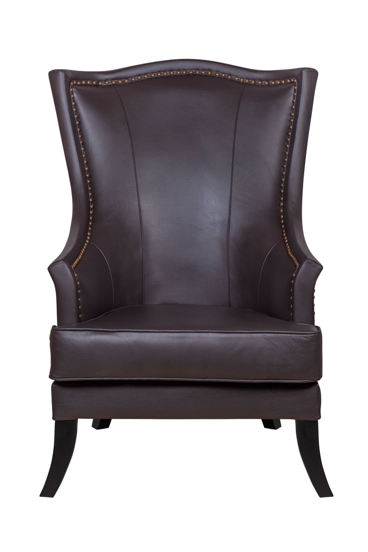 Кожаное кресло темно-коричневое Chester leather MAK interior KS-957-GLB2