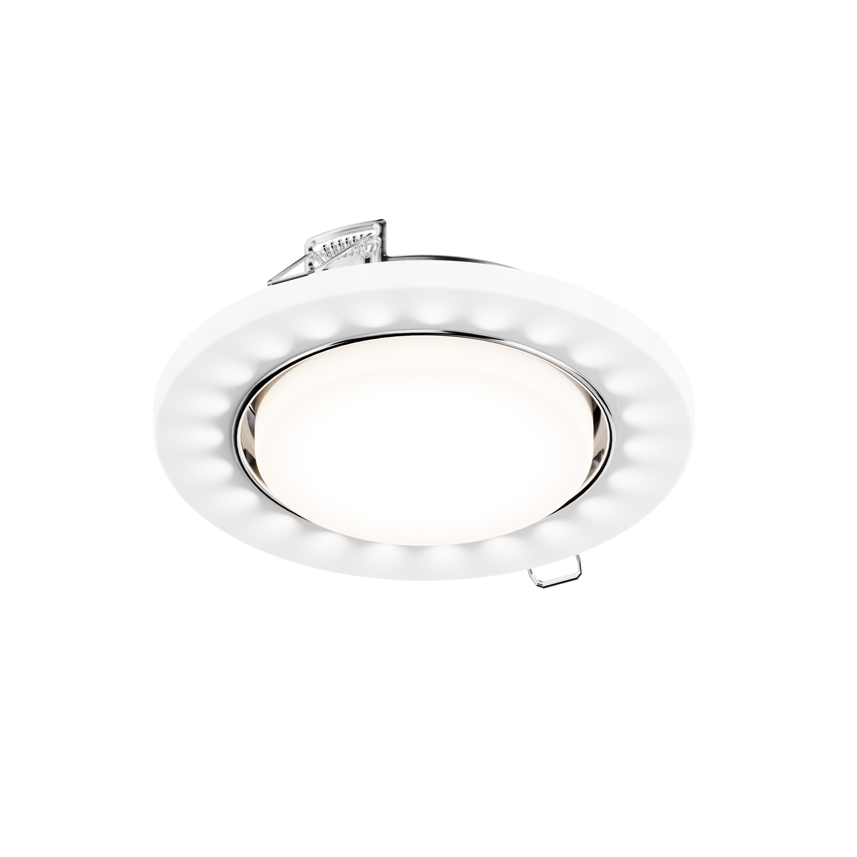 Встраиваемый светильник Aurora HSBL_0132 IP20, 15Вт + LED 4Вт, GX53, белый