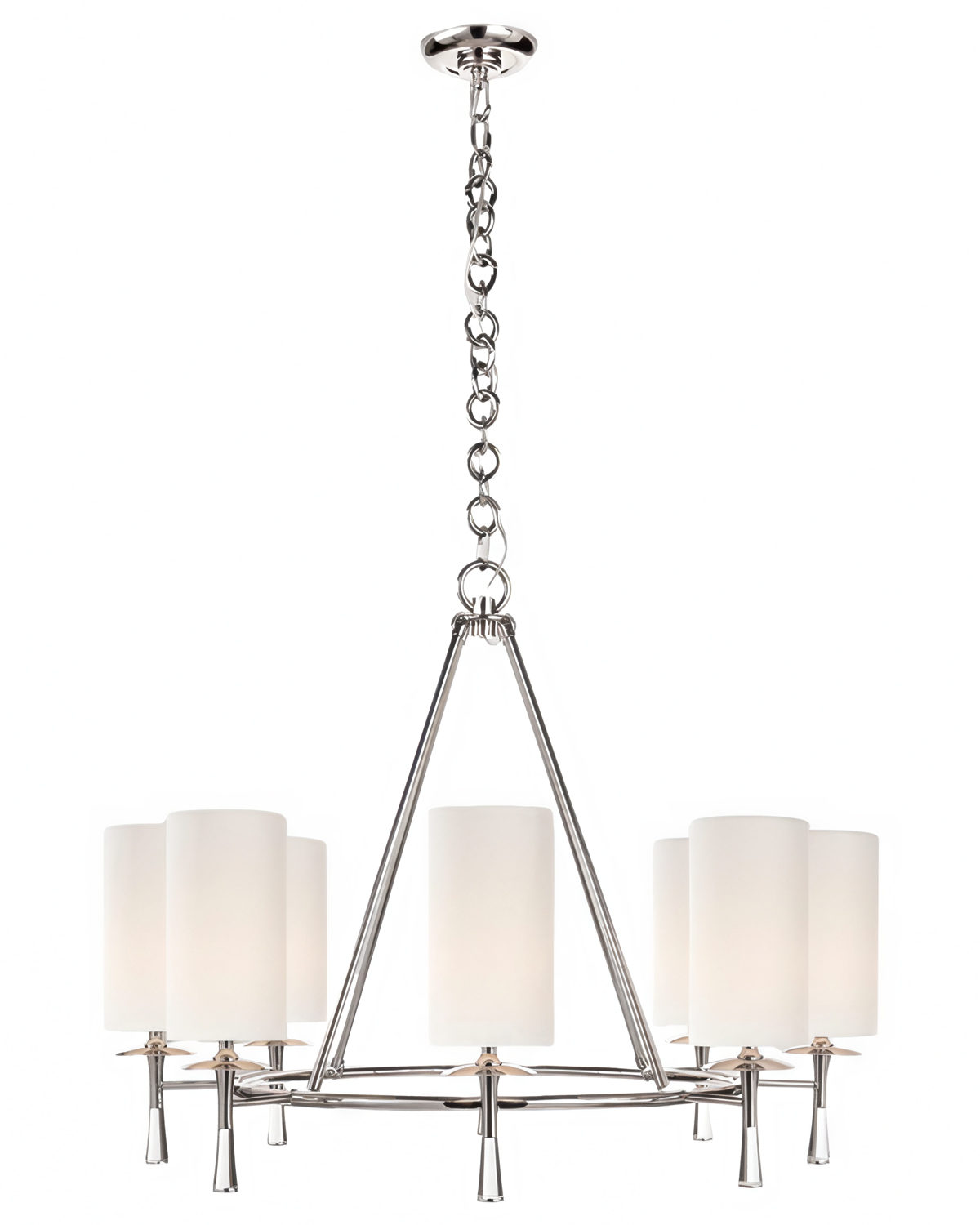 Серебряная люстра "Валенте" LouvreHome LHLCH310124XNP