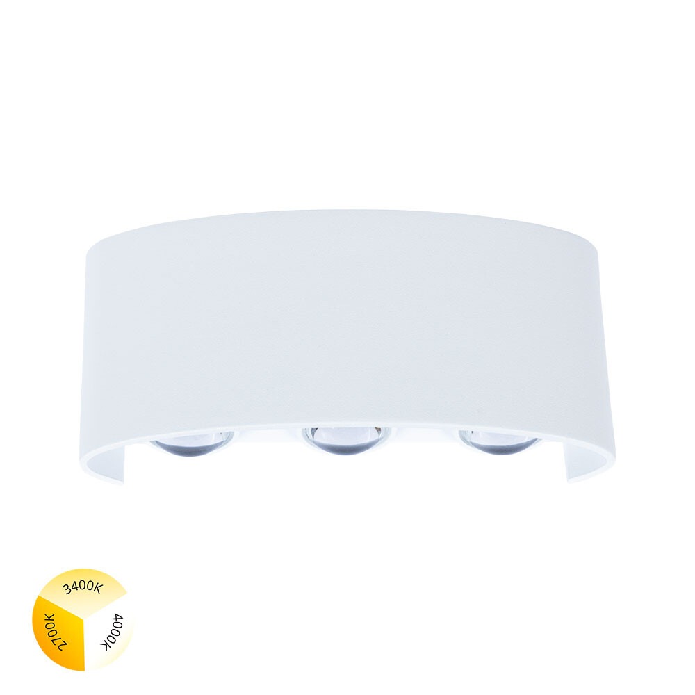 Уличный настенный светильник Arte Lamp Bosto A3722AL-6WH
