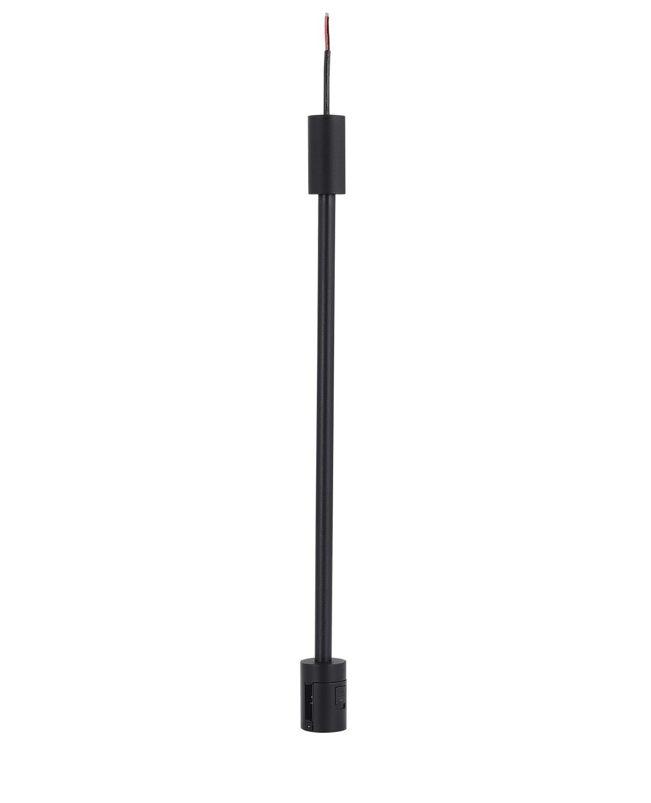 Адаптер с подводом питания на стойке Flexy, L300мм , D30xH45 мм, черный Donolux Power Stand 300DLFB
