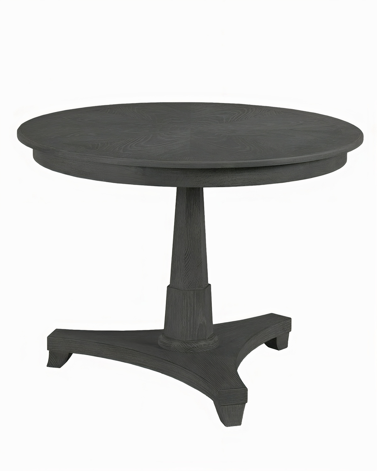 Чёрный обеденный стол из дуба "Парма" LouvreHome LHFDT1197HLN black oak