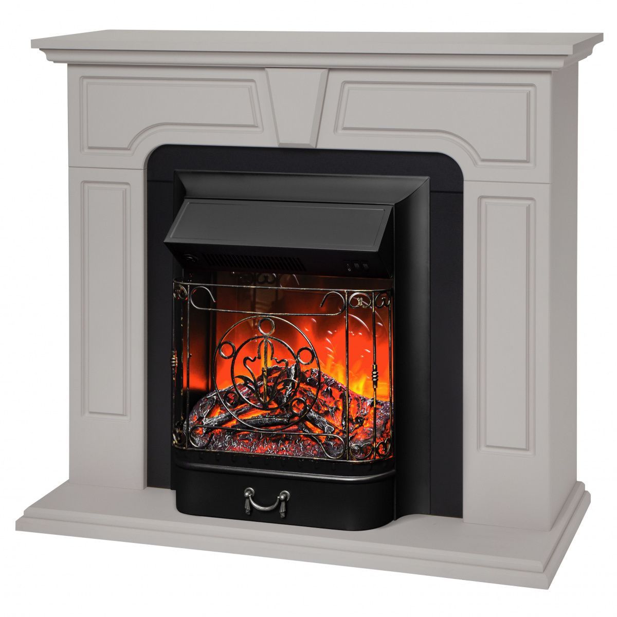 Электрокамин RealFlame Theodor BG-F615 с очагом Majestic Lux Black