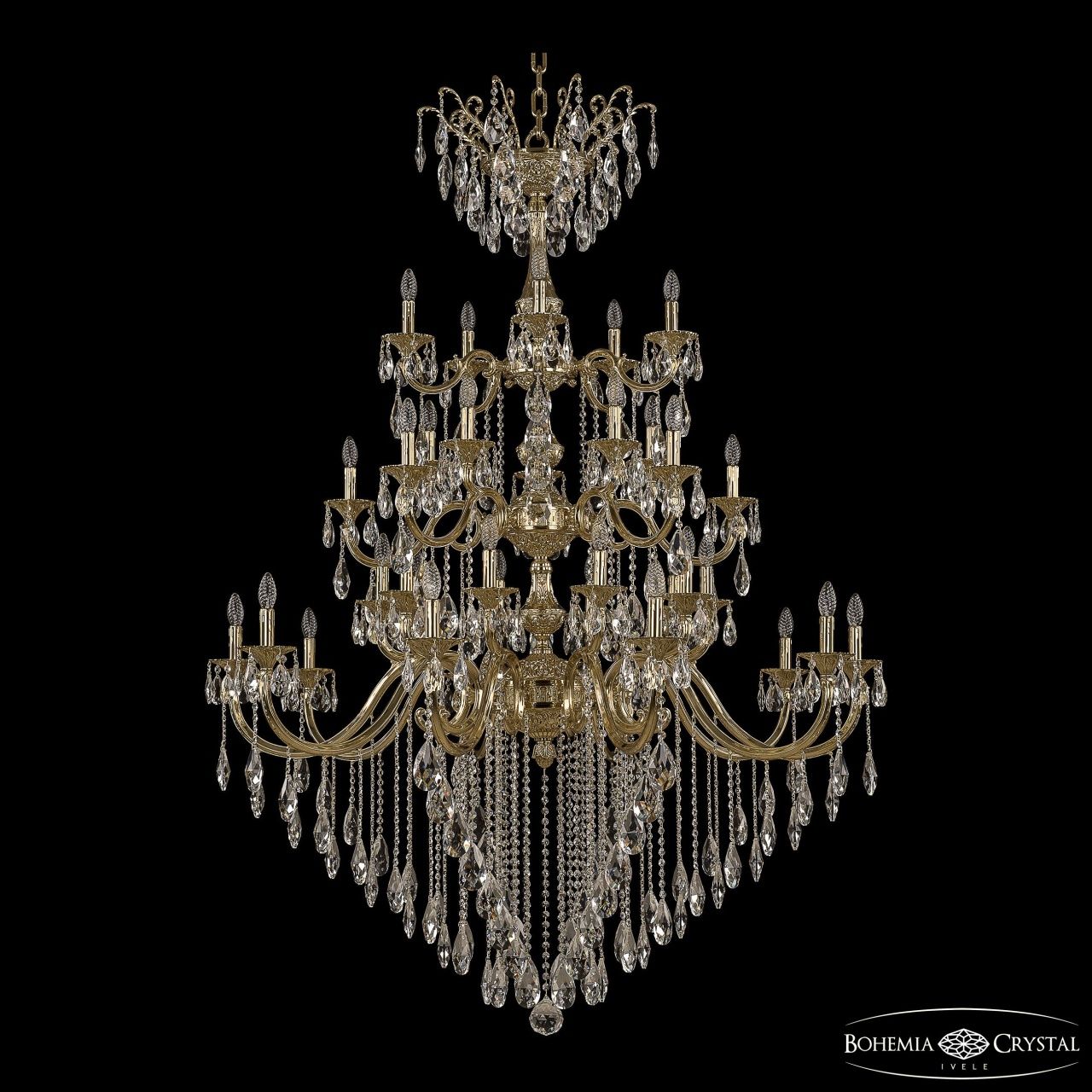 Люстра Bohemia Ivele Crystal 72118/20+10+5/520/3d B G Y1