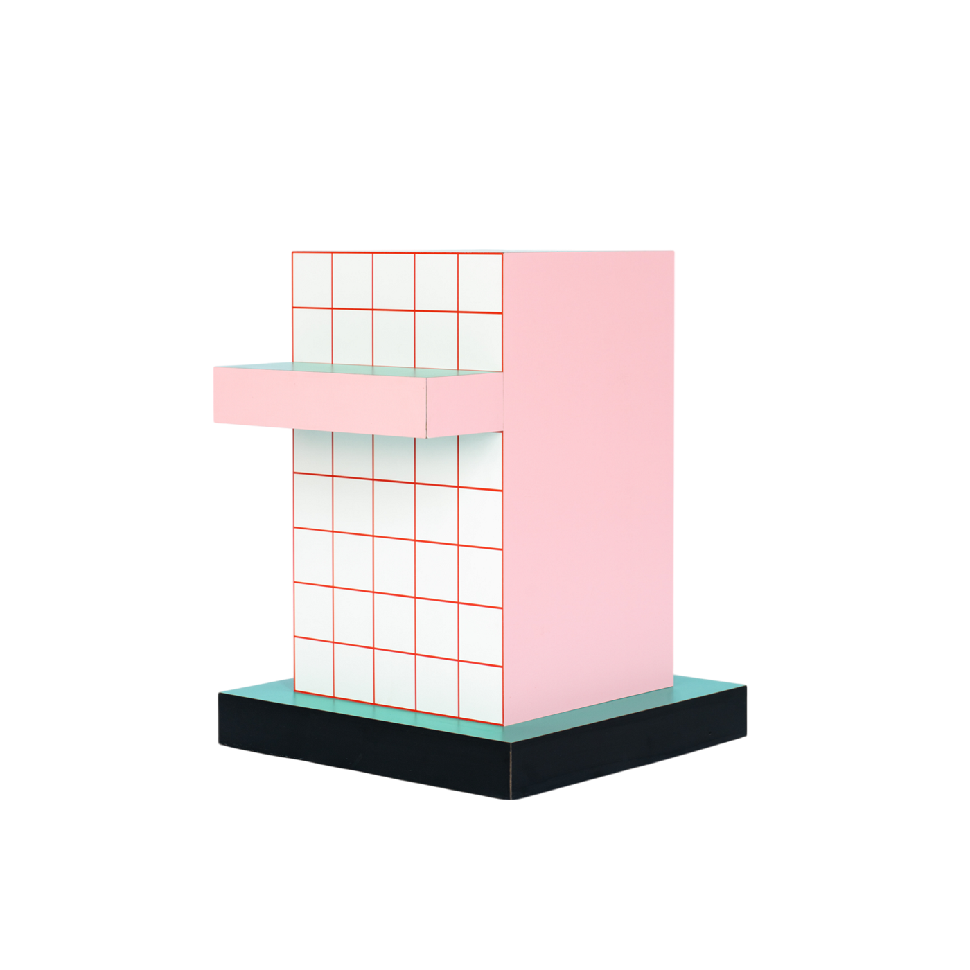 Приставной столик Supersidetable Red Grid Seletti 16511