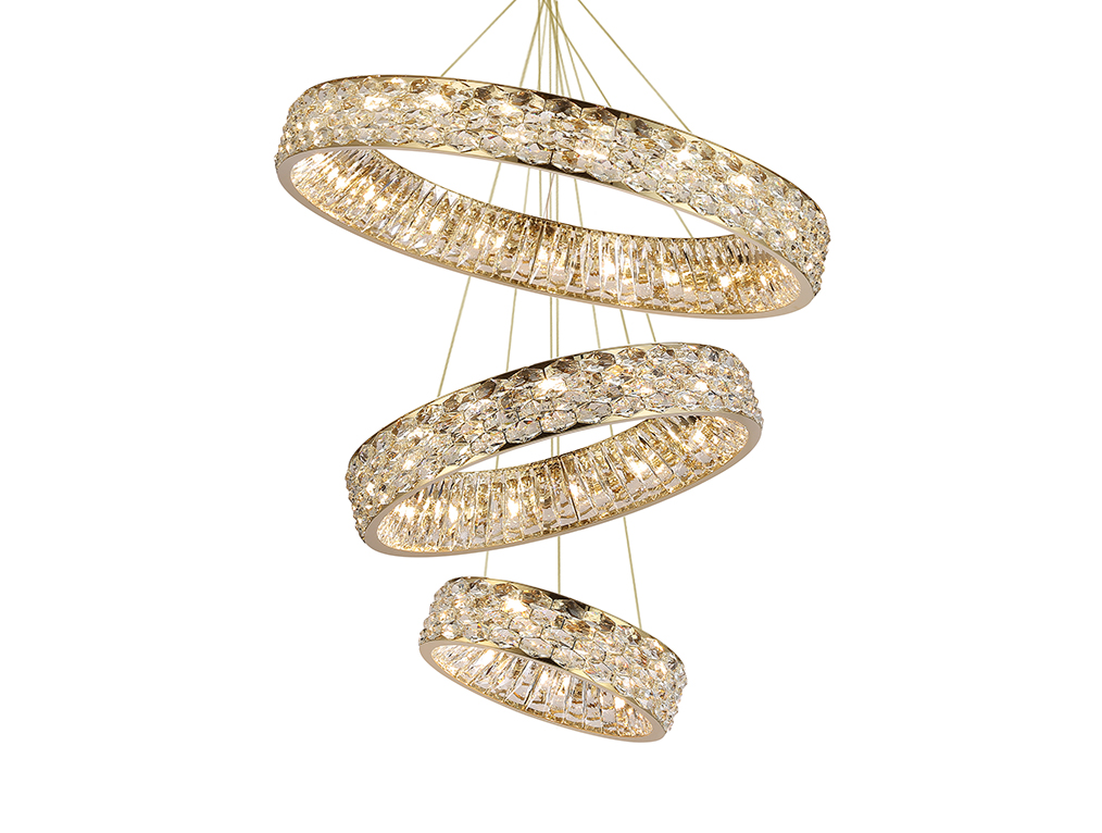 Потолочная чашка Newport TIFFANY Потолочная чашка 8530/8560 D15 3 вертик.кольца gold