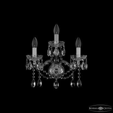 Бра хрустальные 1413B/2+1/165 Ni Bohemia Ivele Crystal
