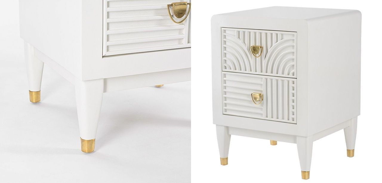Тумба Seymour Bedside Table White 19.092