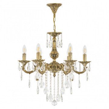 Люстра с хрустальными подвесками AL78101/6/175 B GB Bohemia Ivele Crystal