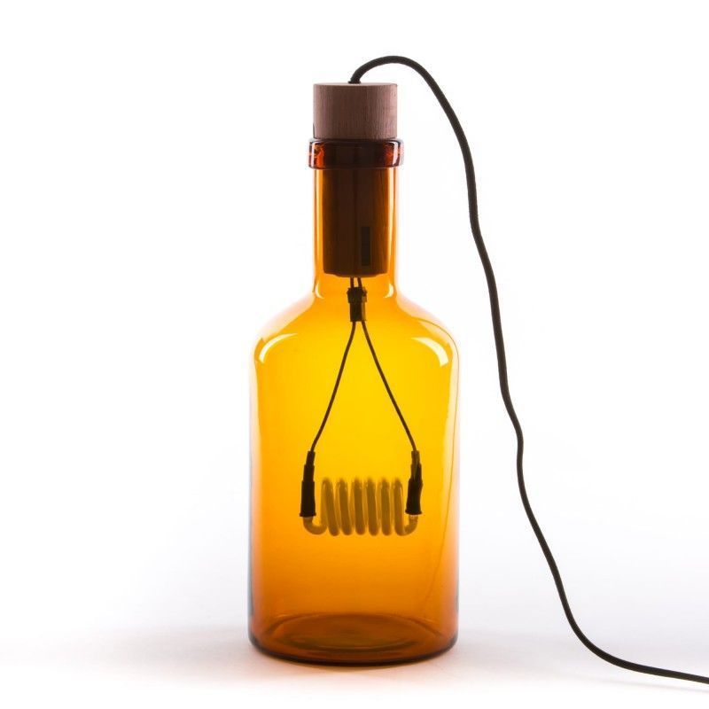 Настольная лампа Seletti Bouche amber 01432 AMB