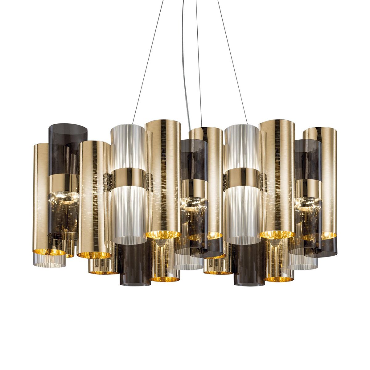 Люстра La Lollo Large Gold/Fume Slamp