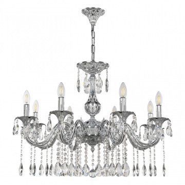 Люстра с хрустальными подвесками AL79101/8/250 A NW Bohemia Ivele Crystal