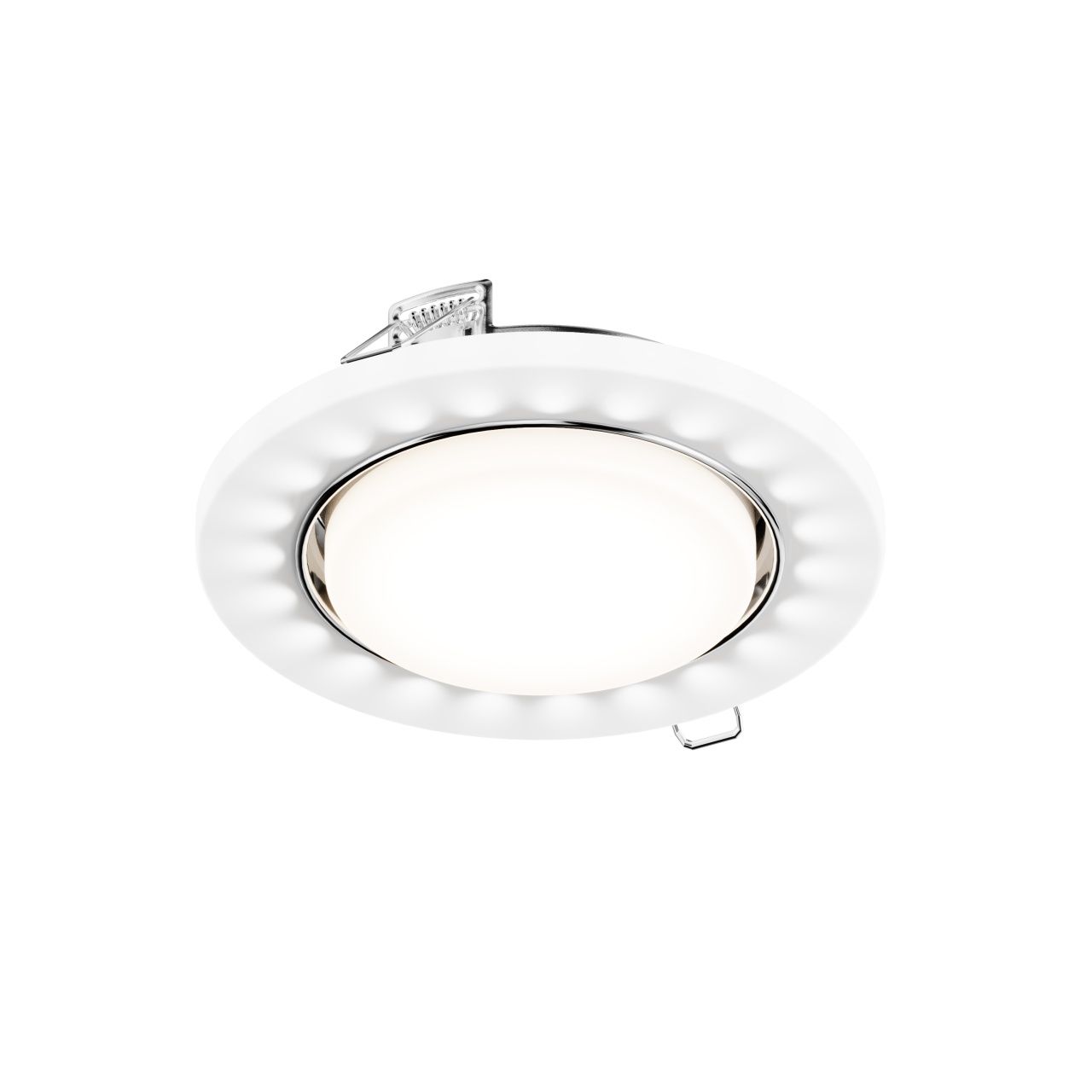 Встраиваемый светильник Aurora HSBL_0132 IP20, 15Вт + LED 4Вт, GX53, белый