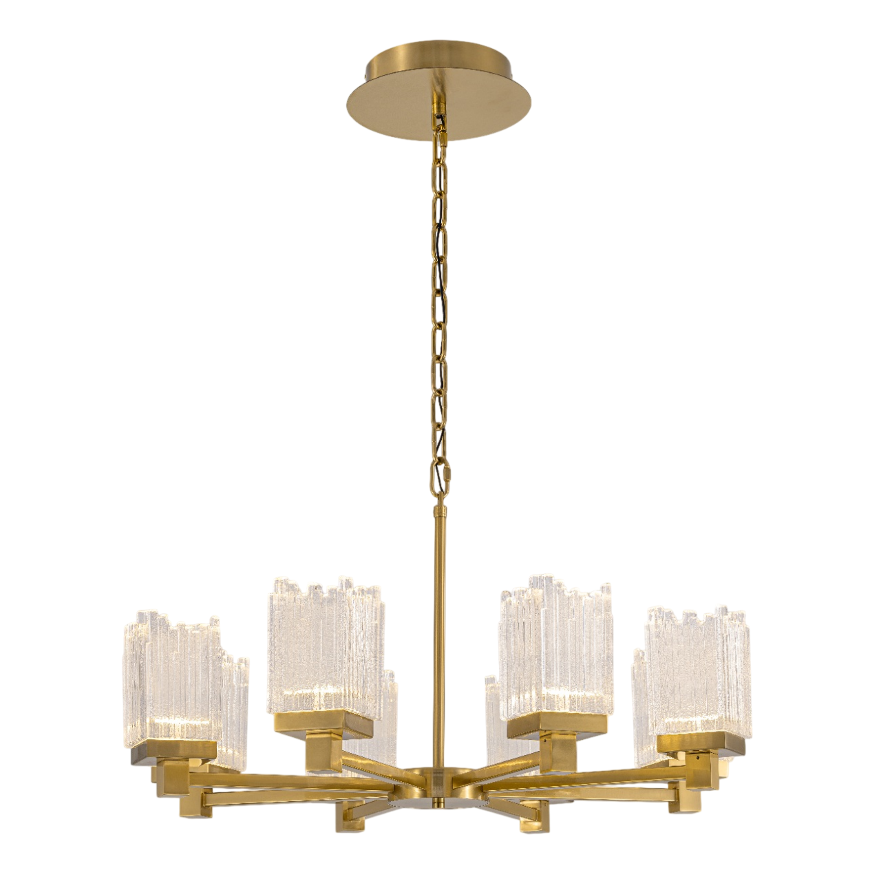 Подвесной светильник MD25020403-8A2 Satin gold, LED/39.8W, 3000K dimmable Delight Collection