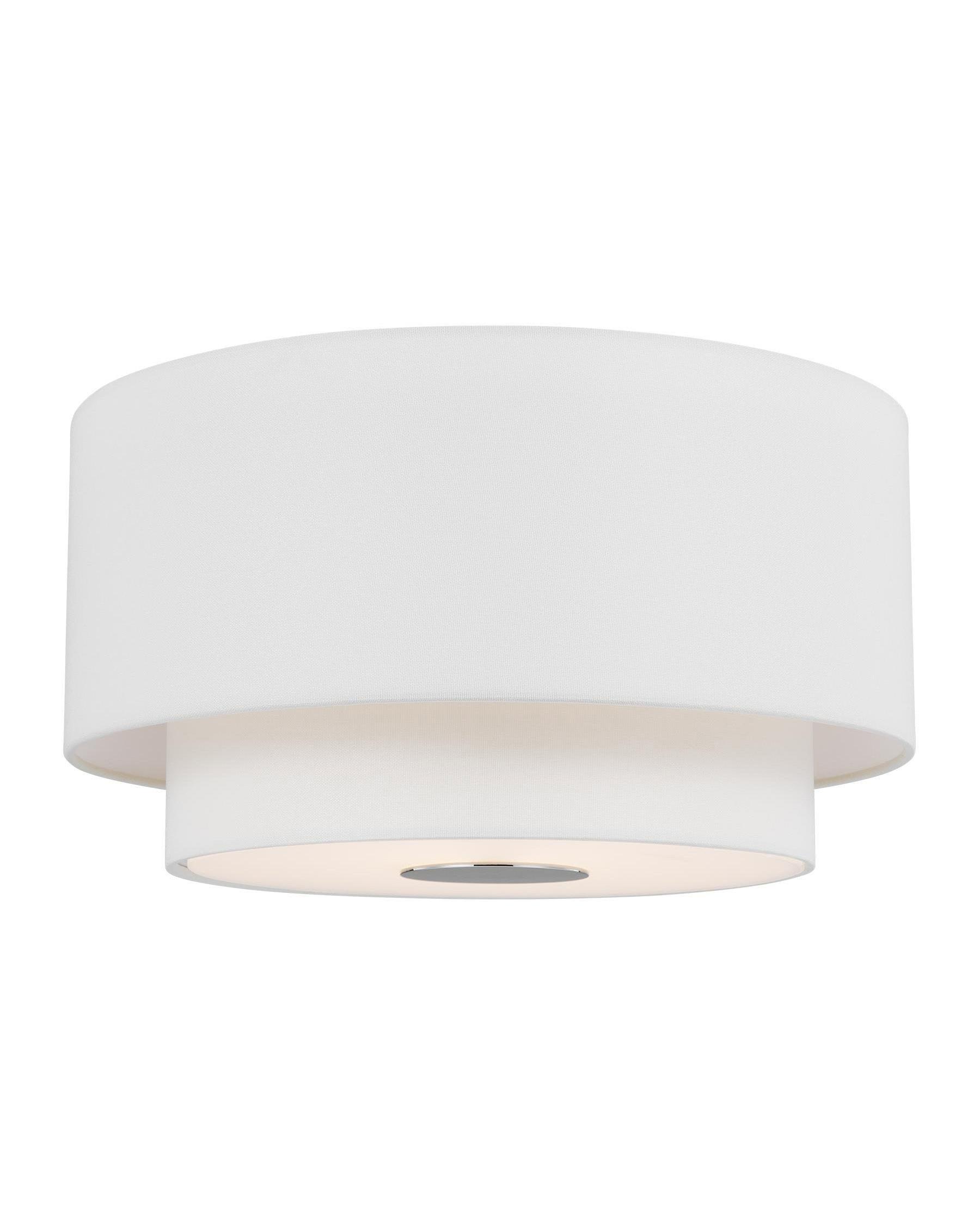 Серебряный потолочный светильник "Ларедо" LouvreHome LFM350723SWL