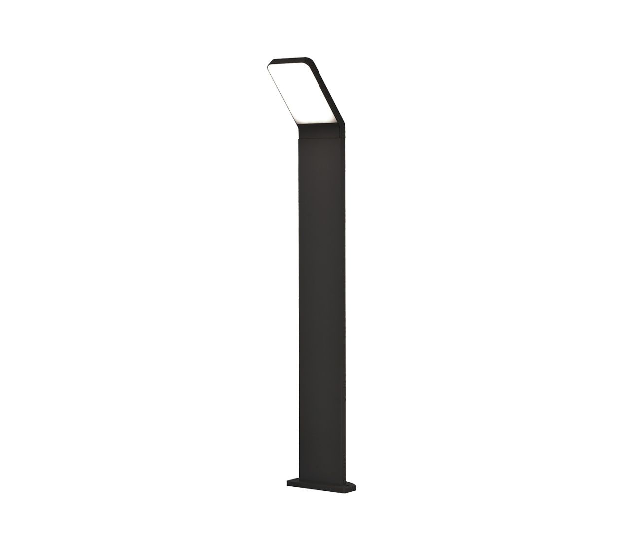 Светильник уличный Лирма черный w10*14 h80 Led 12W (3000K) Kink Light 09311-80F,19