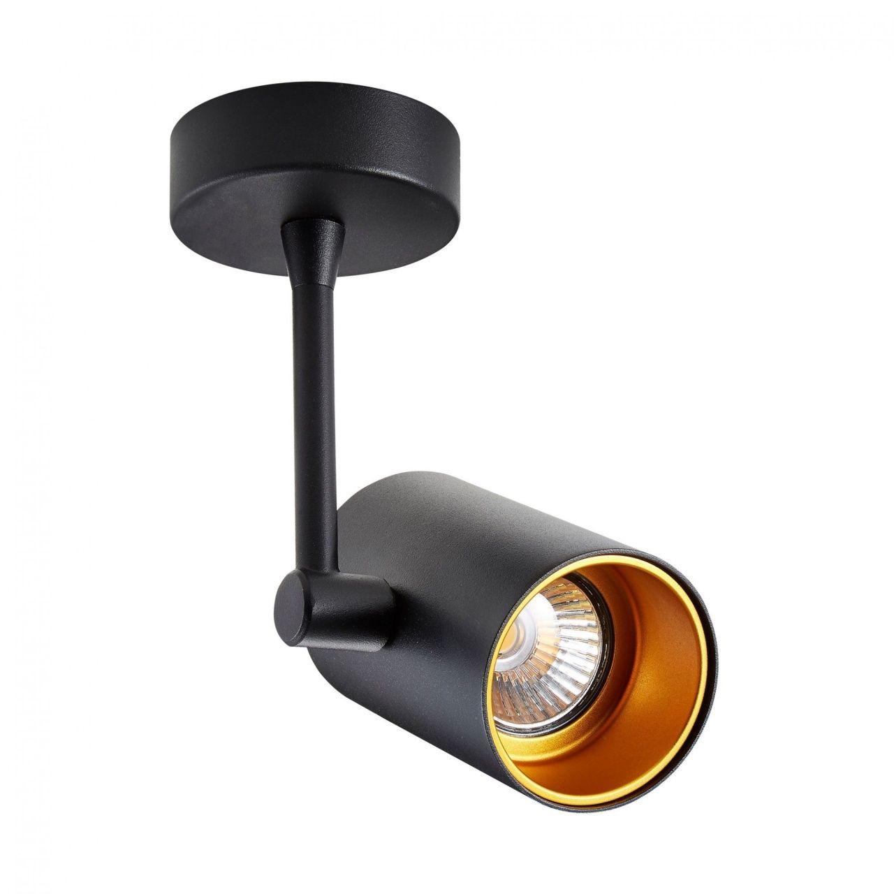 Светильник точечный Zumaline TORI SL 1 BLACK-GOLD 20014-BK