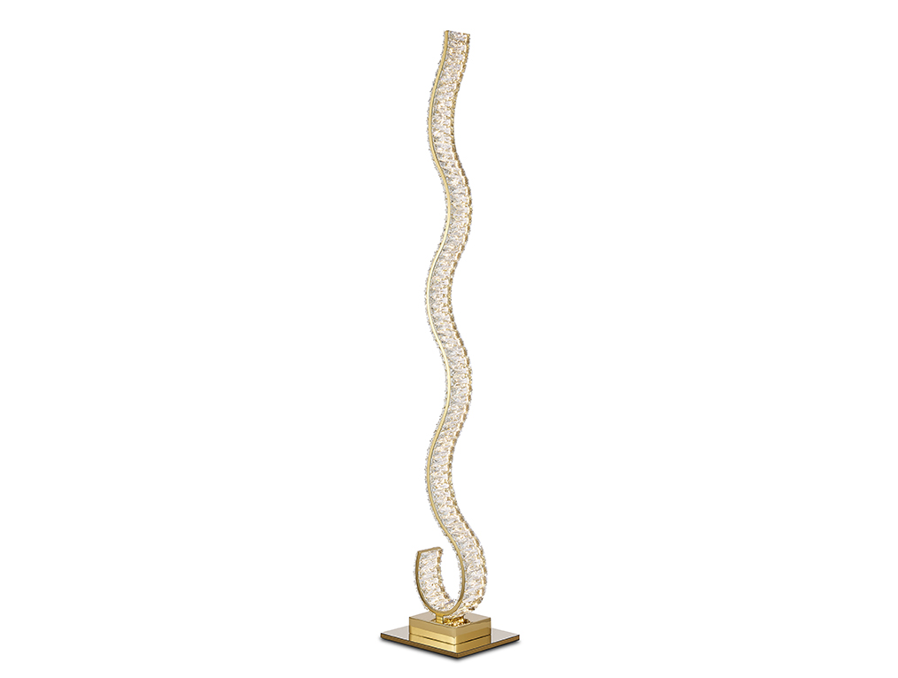 Торшер Newport CRYSTAL 8240N/FL gold
