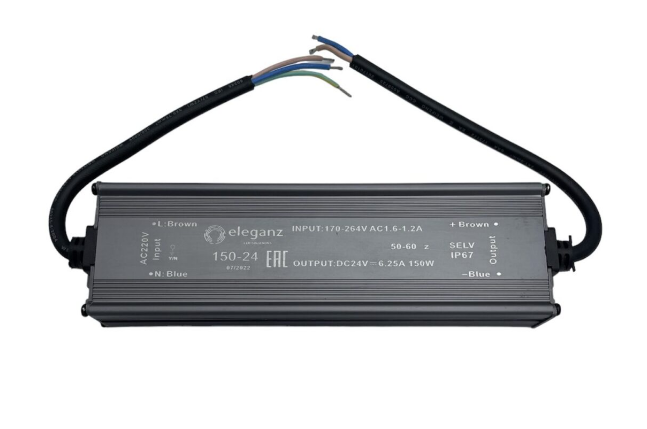 Блок питания 150 Вт 24V герметичный Eleganz 0600