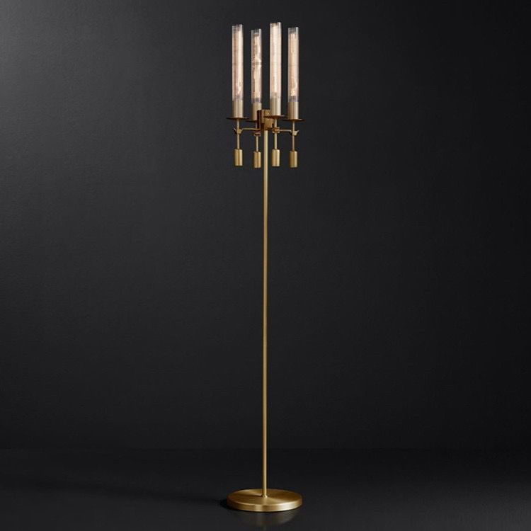 Торшер Restoration Hardware Fontanelle Chandelier brass Amazon Home AMG006709