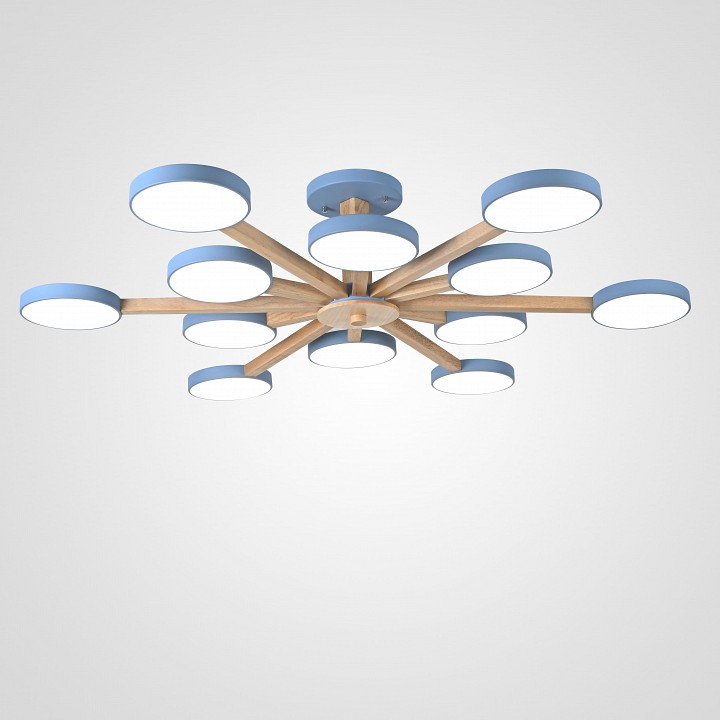 Люстра на штанге Imperiumloft TURNA Blue TURNA-B01 228855-26