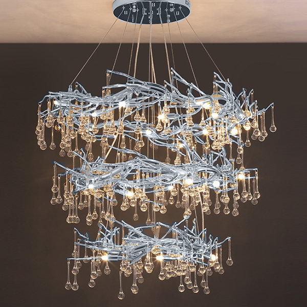 Люстра Bijout Chandelier Silver Trio 100/80/60 Great Light LS60478