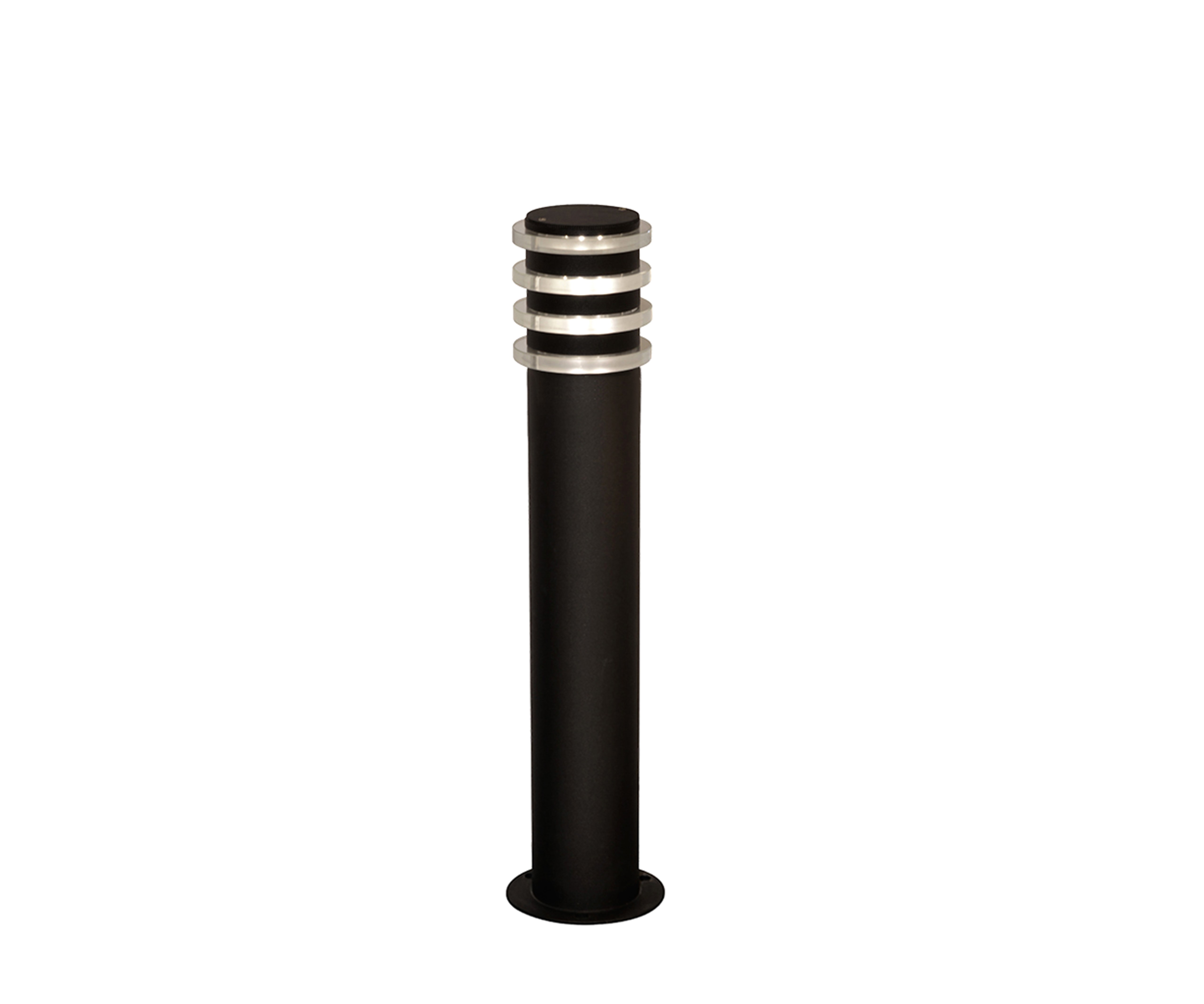 Светильник уличный Глари черный w11*11 основание d12 h60 E27 1*60w  Kink Light 09314-60F,19