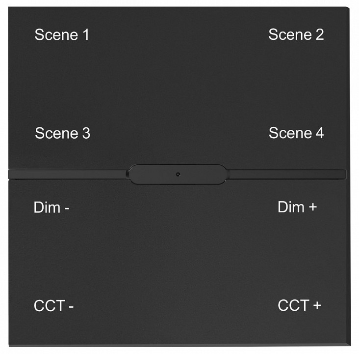 Смарт выключатель беспроводной (Zigbee) iLEDEX TECHNICAL VISION SP 48V-4-BK