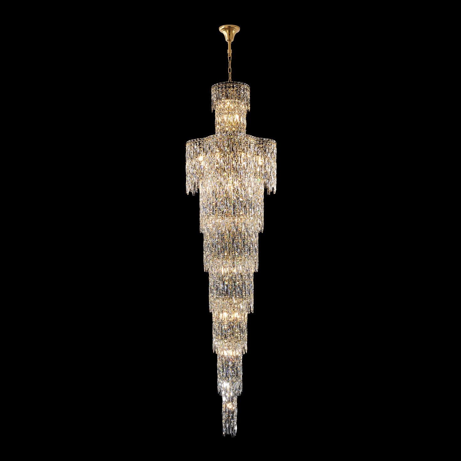 Люстра Crystal Lux ABRIL SP28 GOLD