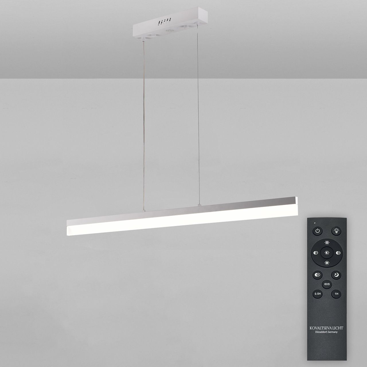 Светодиодный светильник подвес с пультом ДУ 30W, белый Natali Kovaltseva HIGH-TECH LED LAMPS 82067