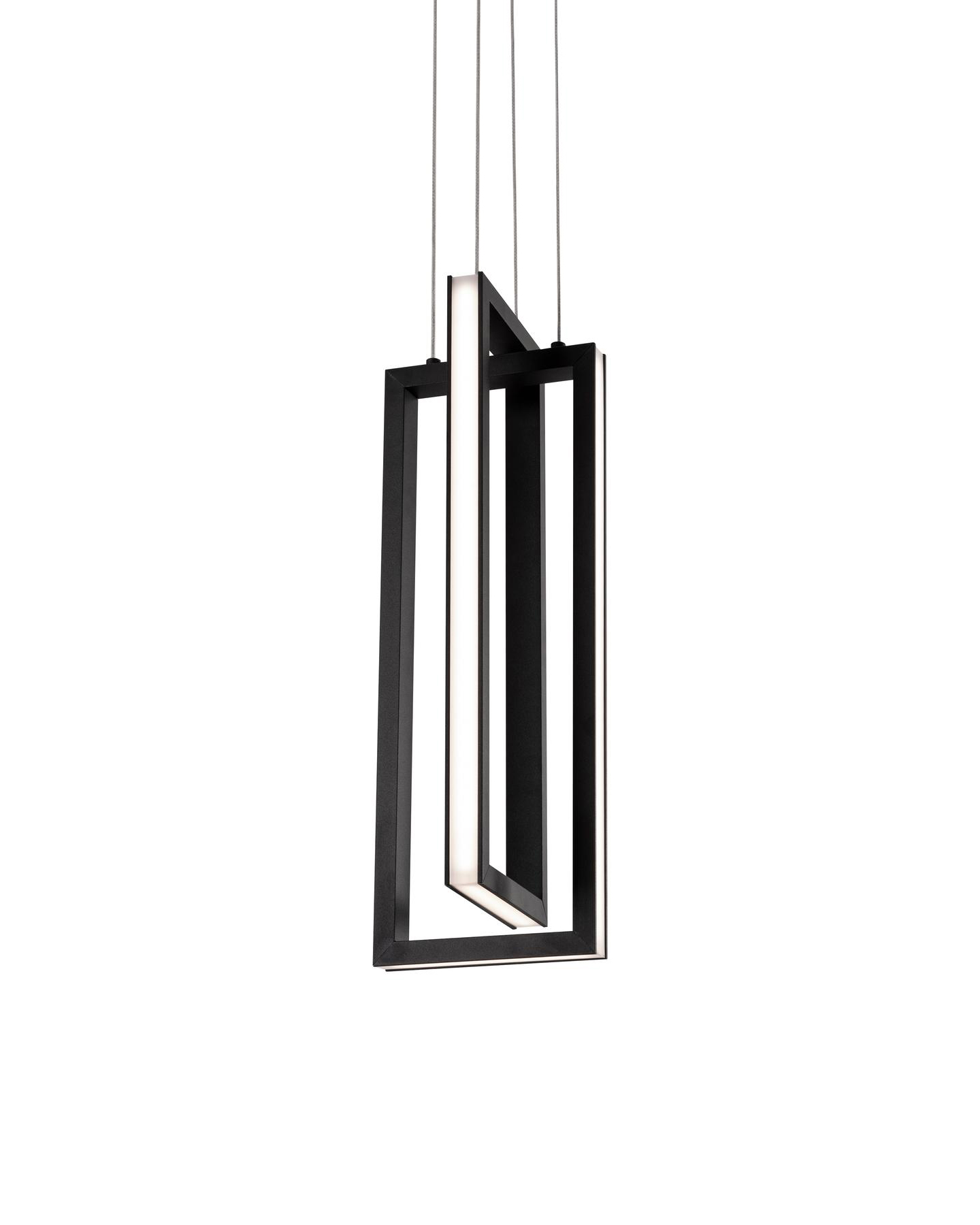 Чёрный светодиодный подвес "Ульрих" LouvreHome LHLPN070723XNP