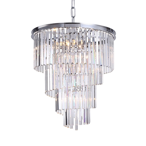 Люстра Delight Collection Helix chrome/clear