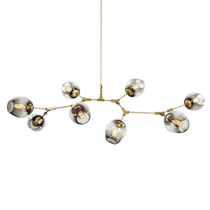 Люстра Delight Collection 7058/8 gold/smoky