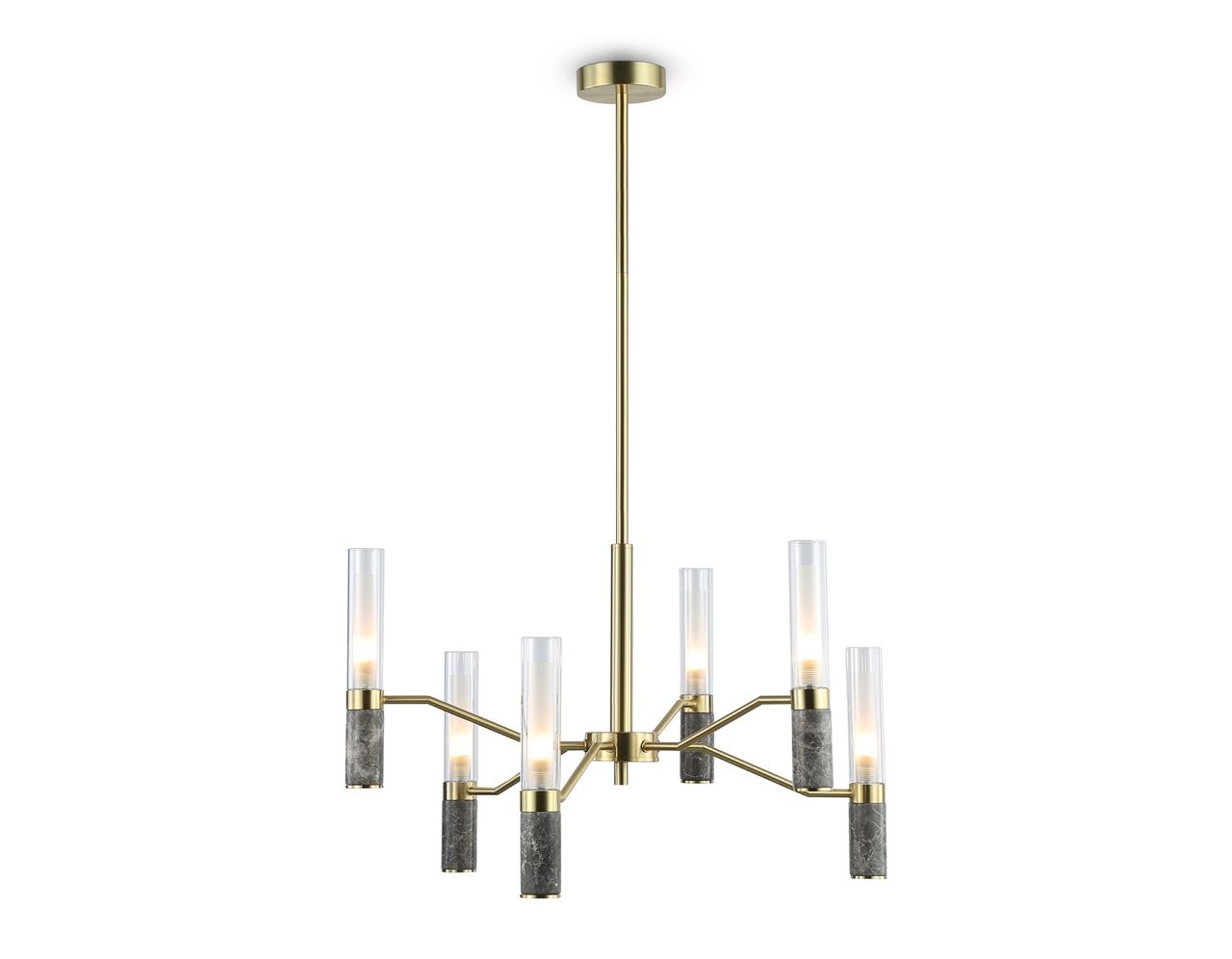 Люстра на штанге с мрамором Ambrella Light LH53353