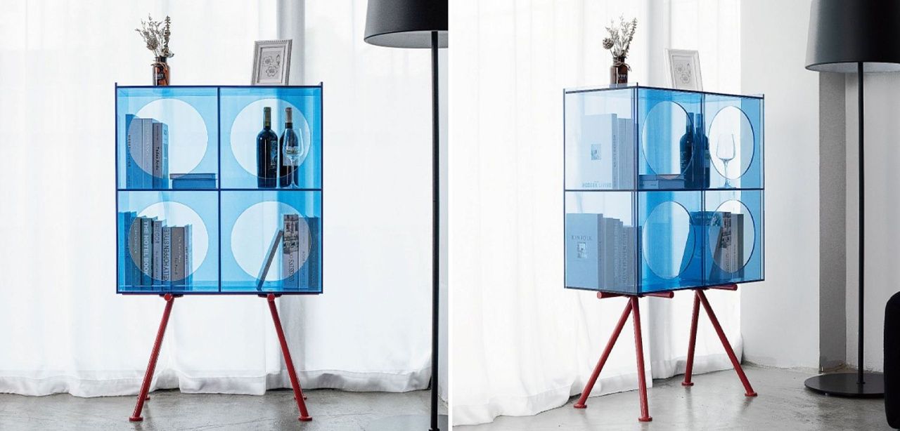 Синий буфет из акрила Blue Acrylic Cupboard 14.198-0