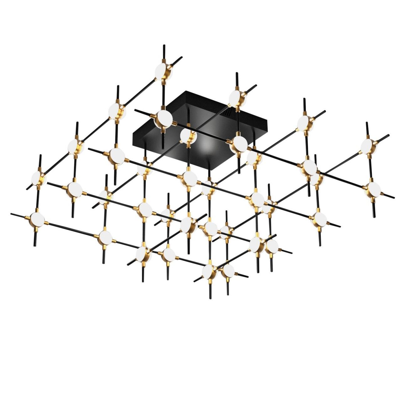 Потолочный светильник Delight Collection MX18001067-36A  black/gold