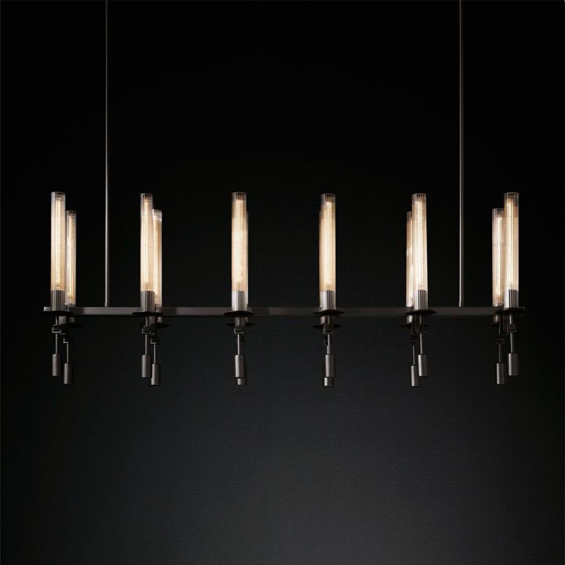 Люстра Restoration Hardware Fontanelle Chandelier black Amazon Home AMG006705