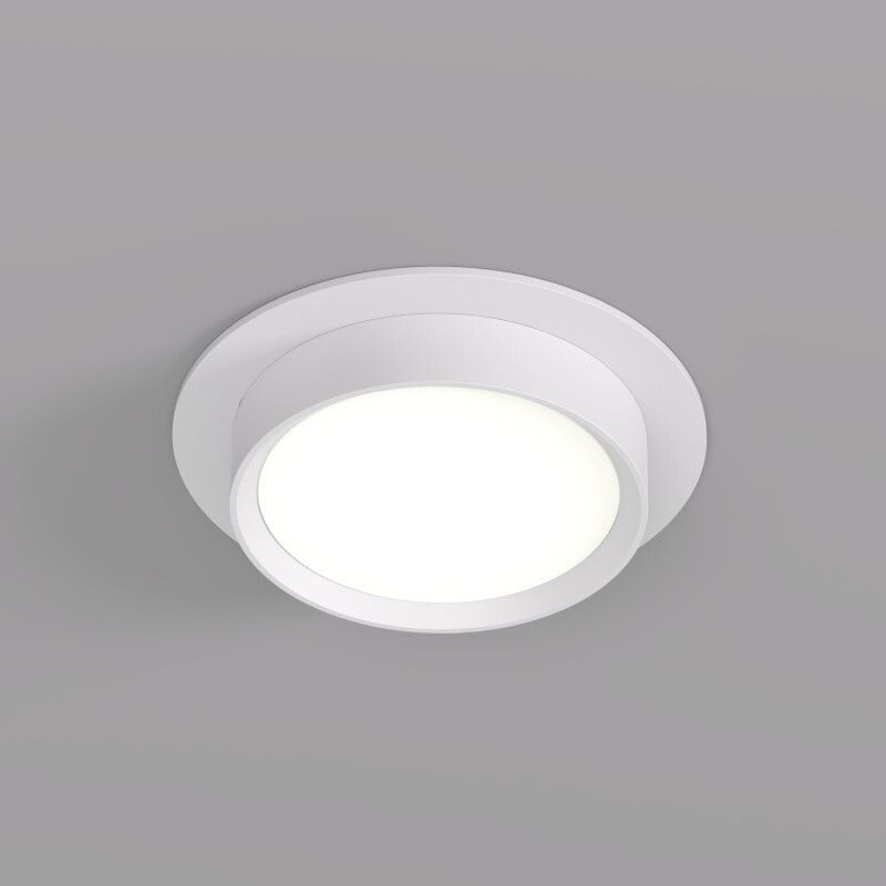 Точечный встраиваемый светильник Denkirs FLAT DK2090-WH