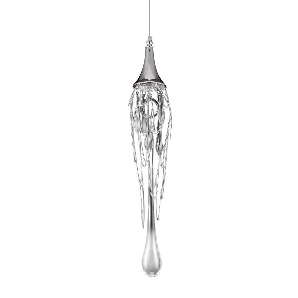 Подвесной светильник Delight Collection Goddess Tears 1 chrome P68009S-1H chrome