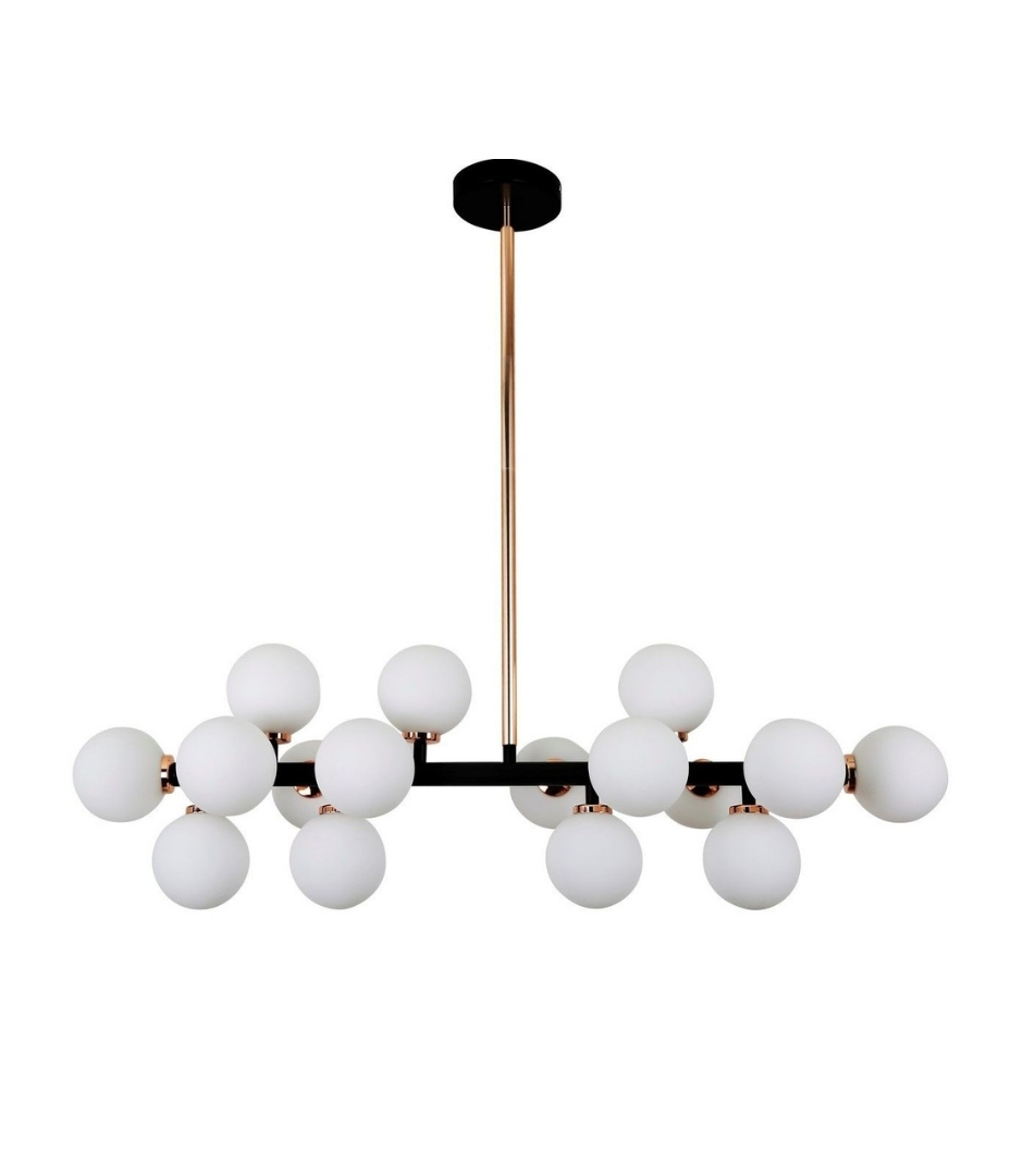 Подвесной светильник Lumina Deco Marsiada LDP 6033-16 BK+MD