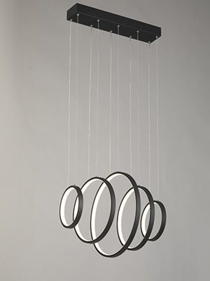 Люстра V2531-1/5S, LED 72Вт, 3900-4200К, 4220лм Vitaluce