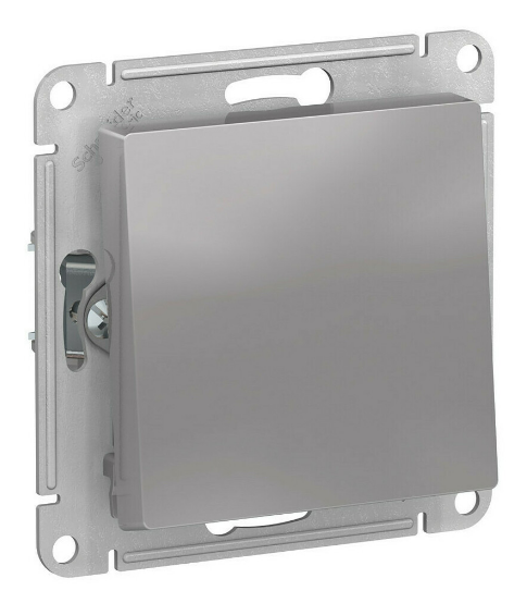 Переключатель IP44 1-клавишный Schneider Electric ATLASDESIGN AQUA алюминий ATN440361